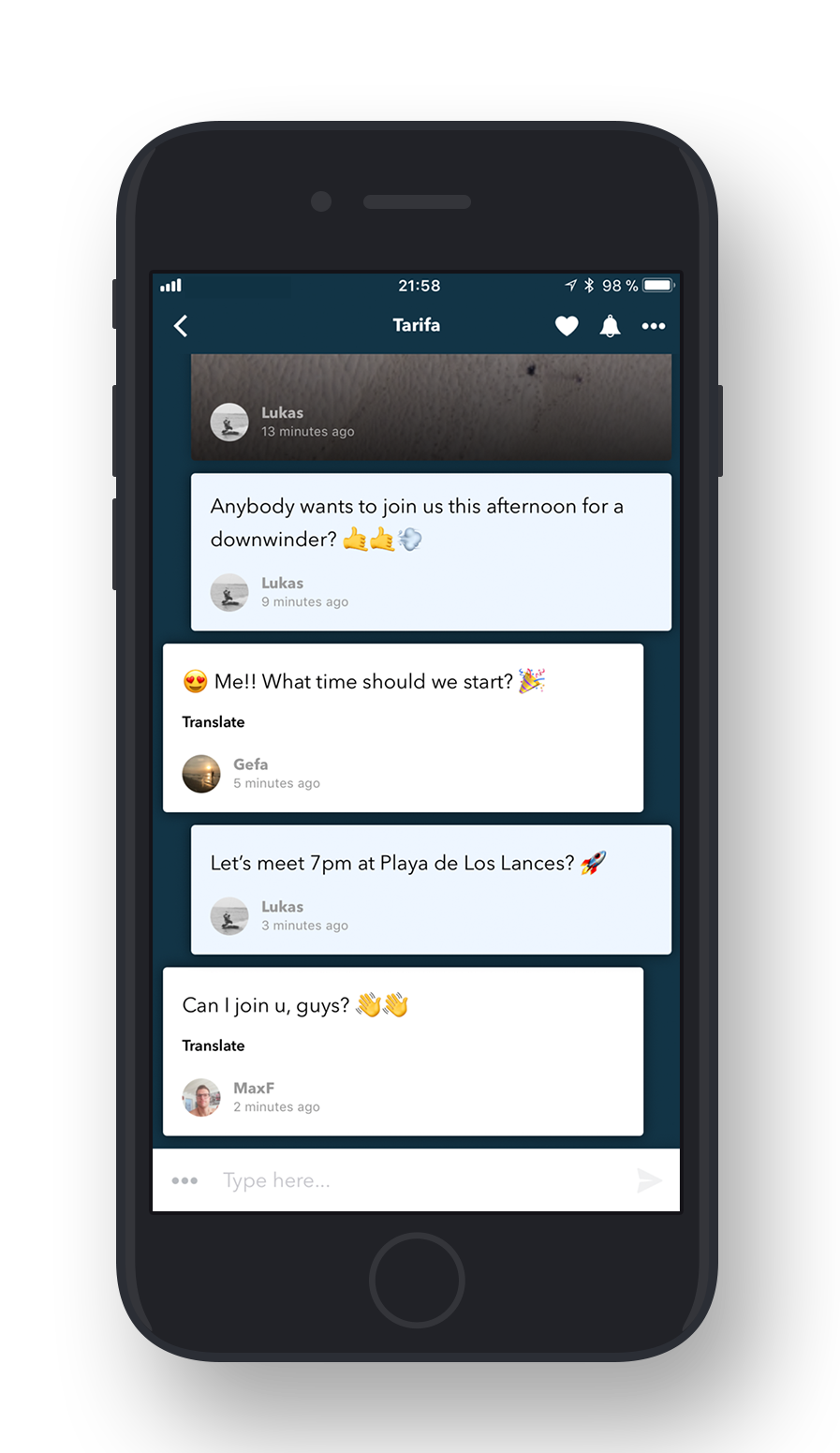 Screenshot Chat