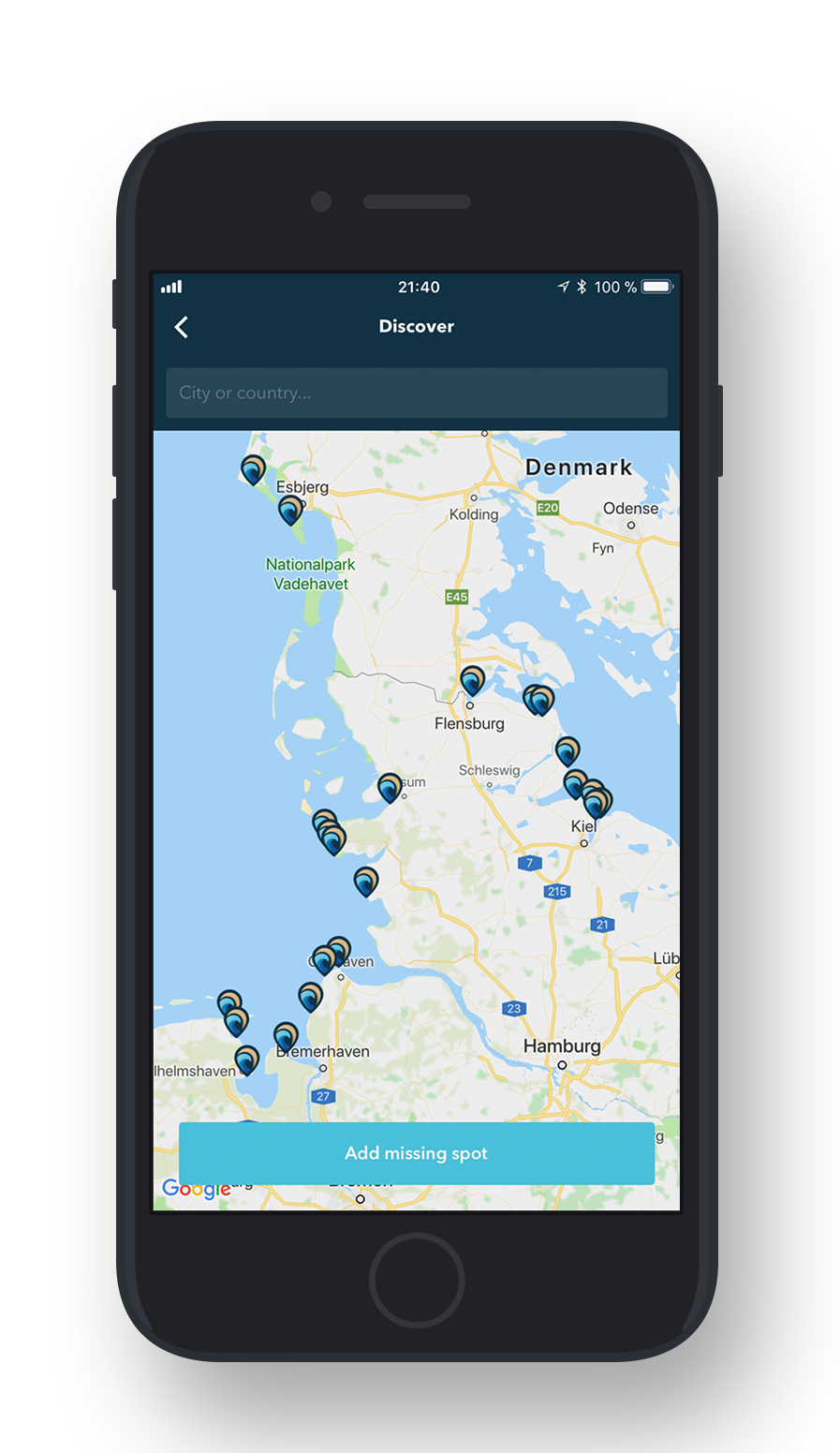 Screenshot Kitespots