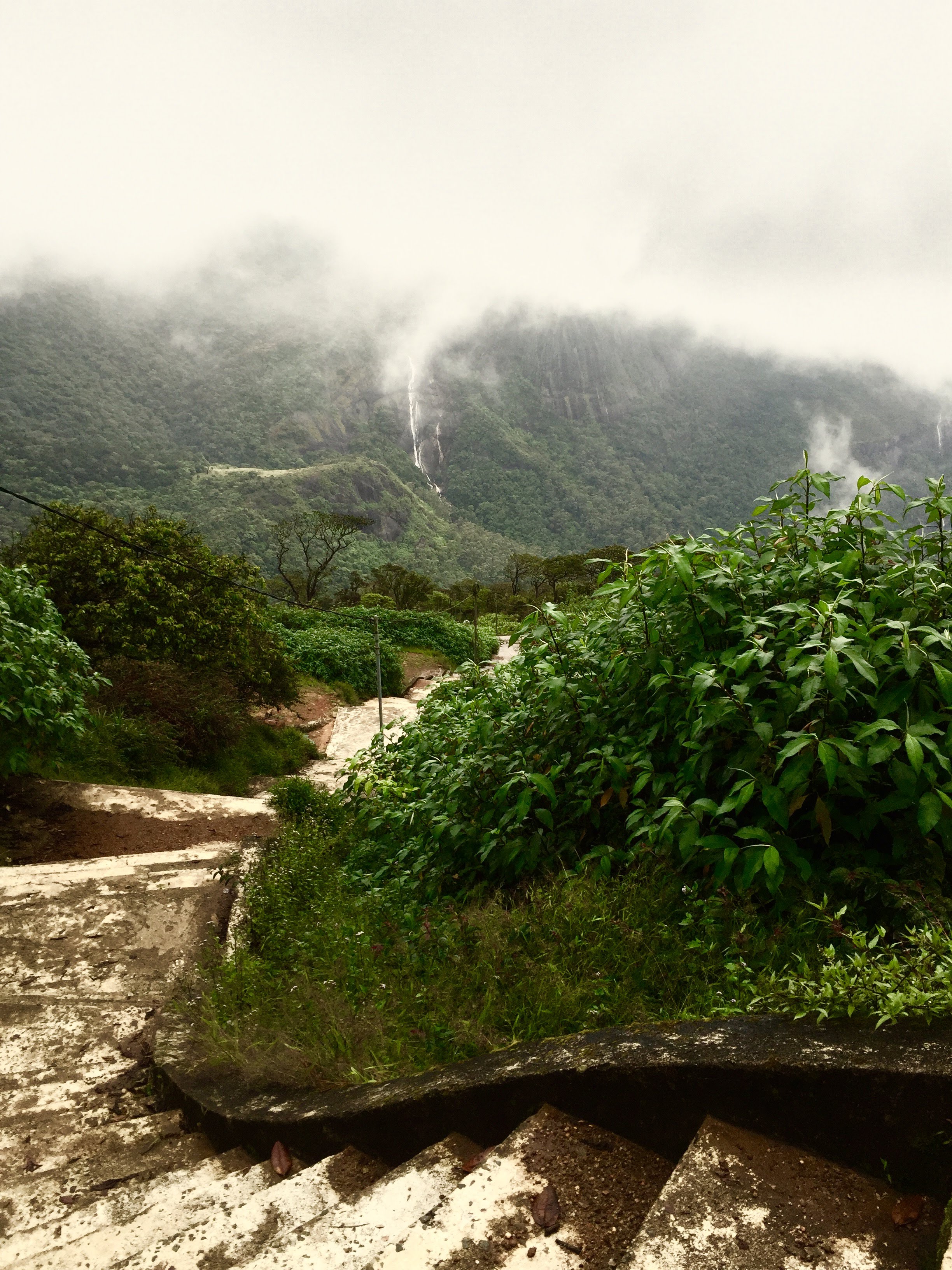Weg nach unten vom Adam's Peak Weg Adams Peak Sri Lanka